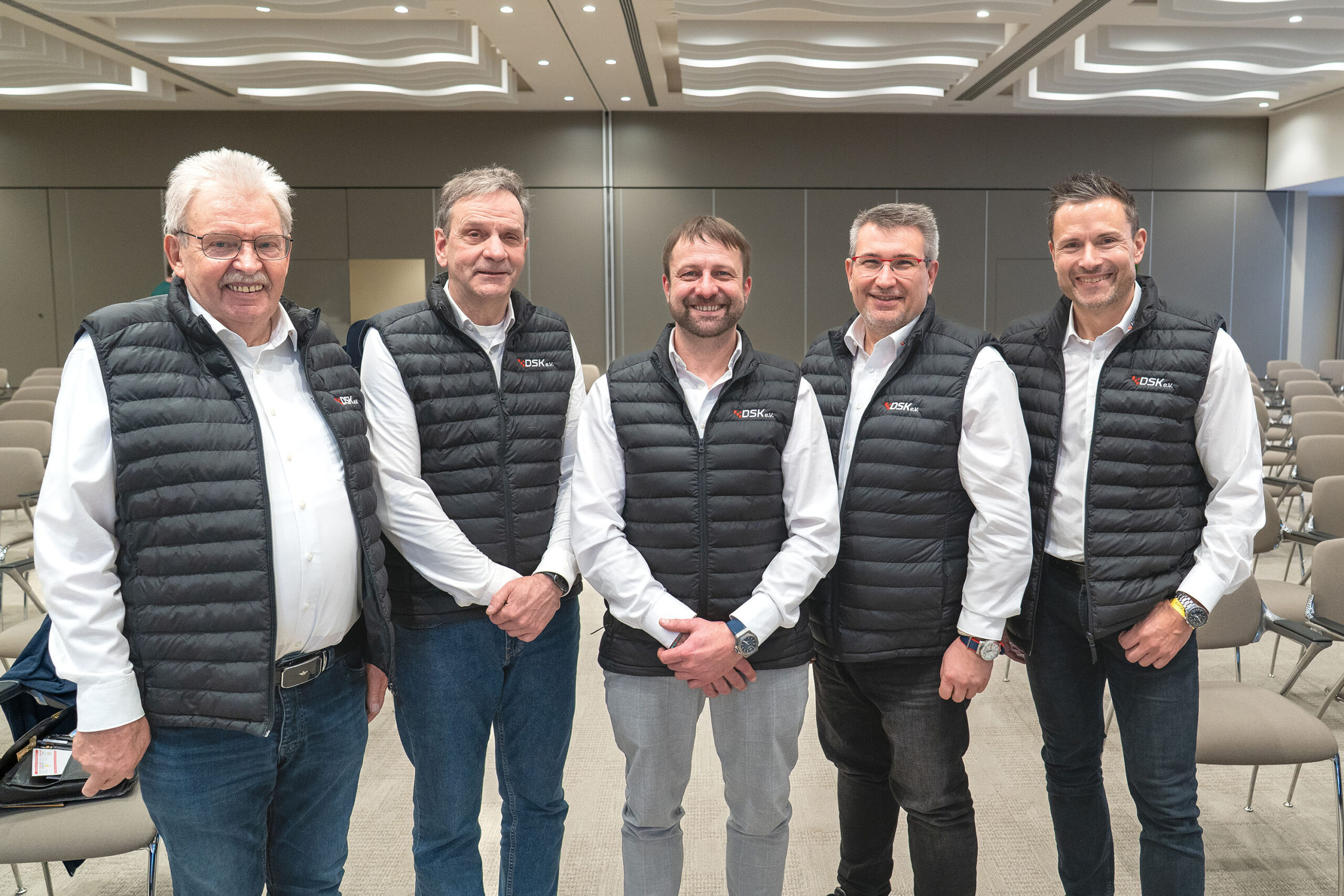 In ihren Ämtern bestätigt: Johannes Scheid, Peter Bonk, Matthias Möller, Frank Taller und David Ackermann