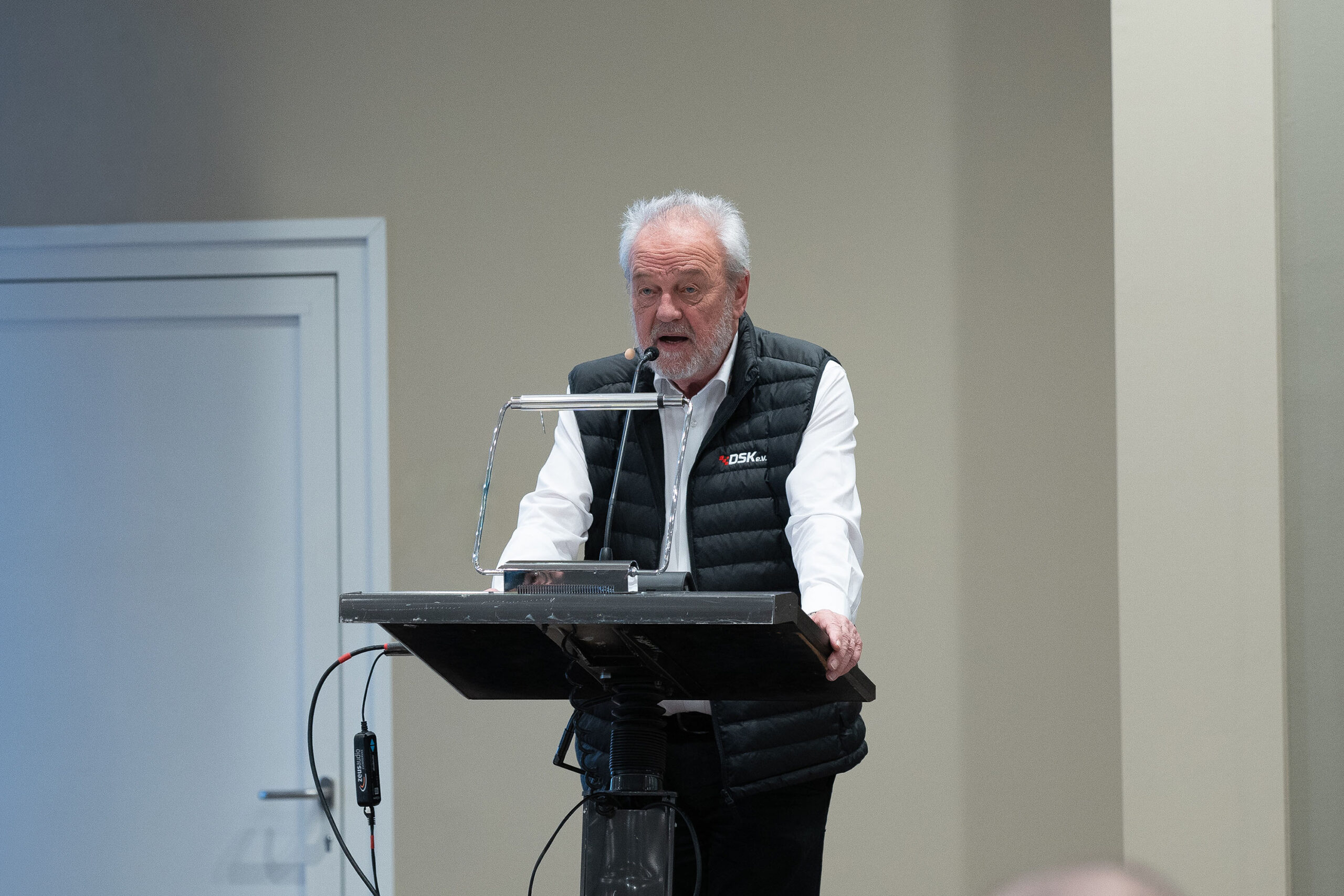 DSK-Präsident Dr. Karl Friedrich Ziegahn ließ das abgelaufene Jahr Revue passieren